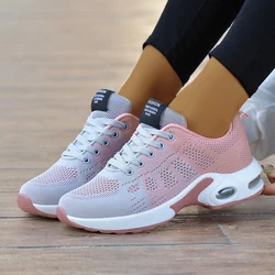 Moda donna Sneakers stringate Sneakers da donna Plus Size scarpe con plateau morbide e traspiranti Zapatillas Mujer calzature femminili