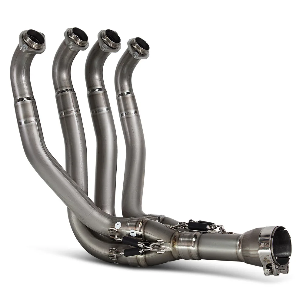 

STLFFor Kawasakis ZX6R Zx-6r 2021-2025 Motorcycle Exhaust Modify Manifold Titanium Front Link Pipe Compatible Original Escape Mu