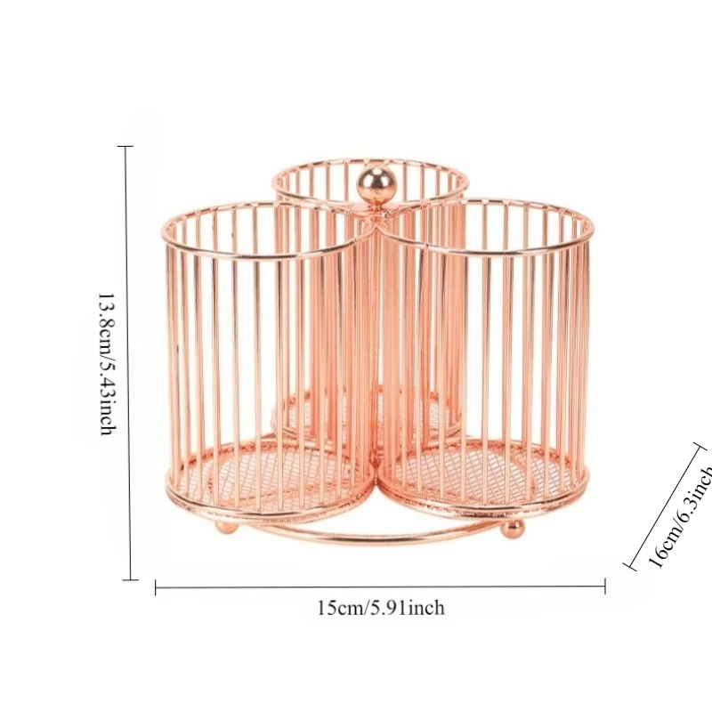 1pcs New Stationery Storage Rotary Pen Holder Storage Box Fashionable Makeup Brush Storage Barrel Multi-function Pen Holder