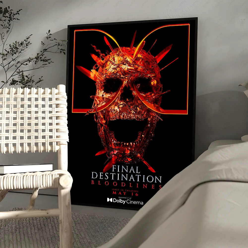الفيلم الوجهة النهائية خطوط الدم ملصق جدار الفن اللوحة دراسة الشمال ديكور المنزل
