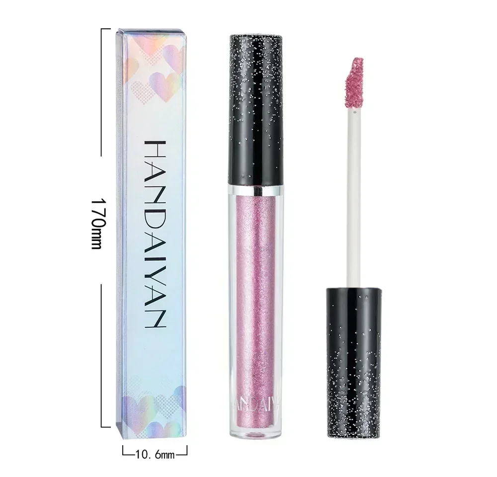 HANDAIYAN 12 colori glitter ombretto luccicante illumina set di ombretti liquidi impermeabili a lunga durata trucco femminile sexy di vendita calda