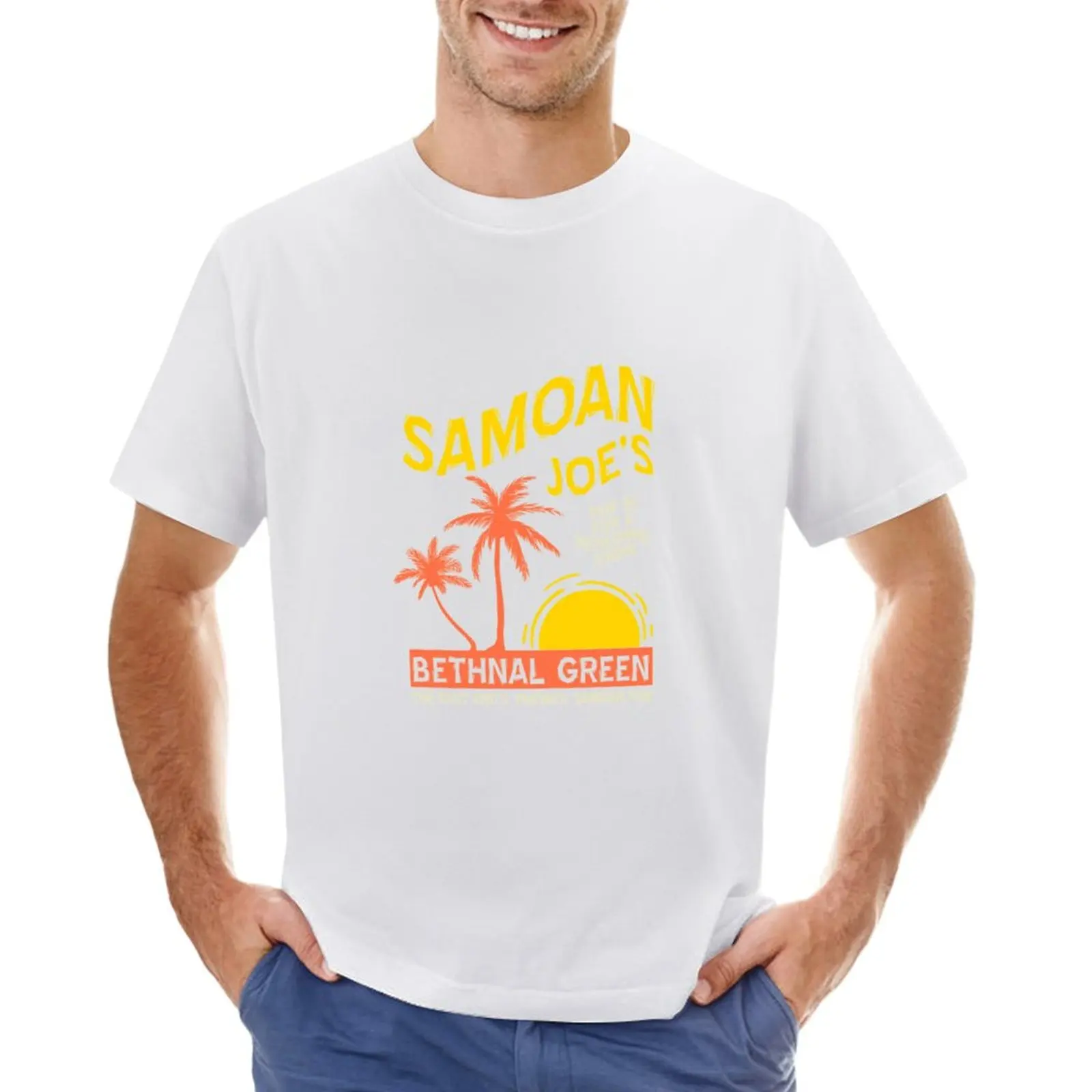 Samoan Joes Lock Stock And Two Smoking Barrels T-shirt kawaii clothes funnys sports fans slim fit t shirts for men