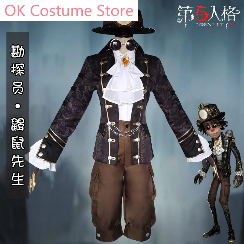 ¡Anime! Traje de juego Identity V Norton para hombre y mujer, uniforme para Halloween, Carnaval y fiesta, Norton, Scott, el Sr. Mole, novedad de 2021