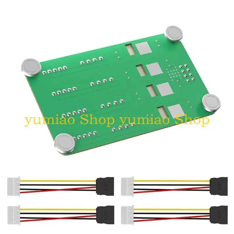 

587B ATXs 6 8pin to 8 Port Voltages Distribution Board 5V 12V for Computer Connection Essential