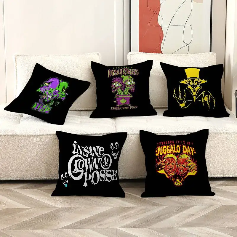 Band Underground I-Insane Clown Posse Pillow Gift Home Office Decoration Bedroom Sofa Car Cushion Cover case 45x45