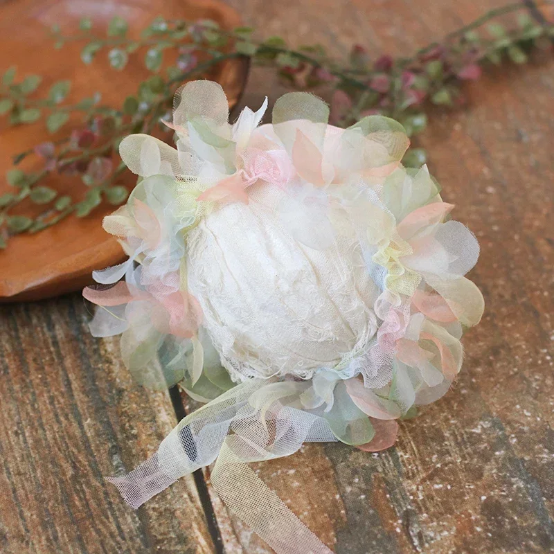 

Солнечный реквизит для фотосъемки новорожденных, милая принцесса, ветровая одежда для фотосессии, костюм из мягкой пряжи, шляпа, платье для фотосессии для девочек, 1 компл.