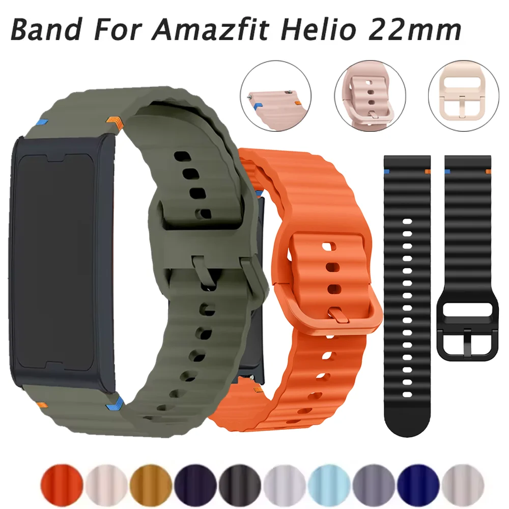 22Mm Silicone Strap…