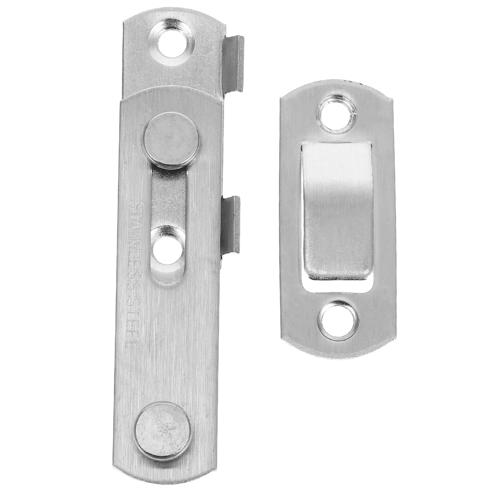 

4Pcs Easy Install Flip Latch Stainless Steel Door Lock for Barn Sliding Closet Security Latch Lock Gate Latches
