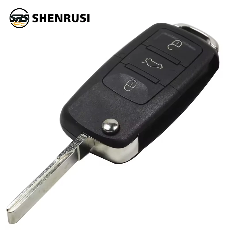 3 Button Flip Remote Car Key Fob For VW PASSAT Polo Skoda Seat Polo/Golf/Beetle 1J0959753 DA/AH 1K0959753G 434Mhz ID48