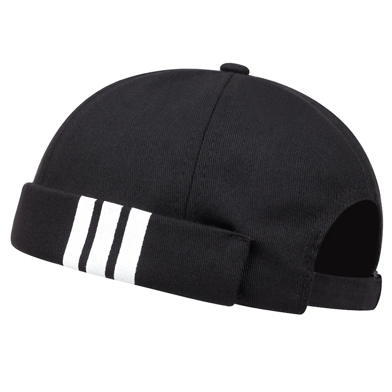 2024 New Fashion Stripe Printing High Quality Beanie Hat Retro Sailor Hats Outdoor Sun Men Woman Cap Adjustable Fishing Cap