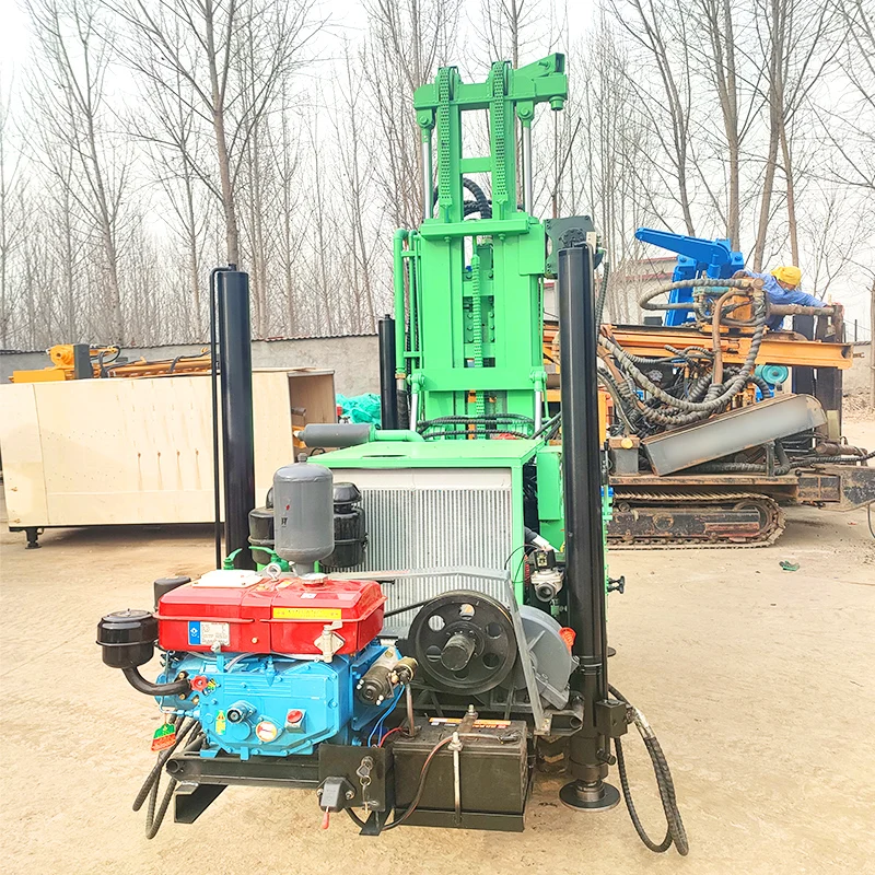 เครื่องเจาะดินแบบตีนตะขาบดีเซล RLD-160 HQ NQ BQ PQ แบบกำหนดเอง สำหรับงานสำรวจทางภูมิศาสตร์ เครื่องเจาะลมแบบเพชรสำหรับบ่อบาดาล