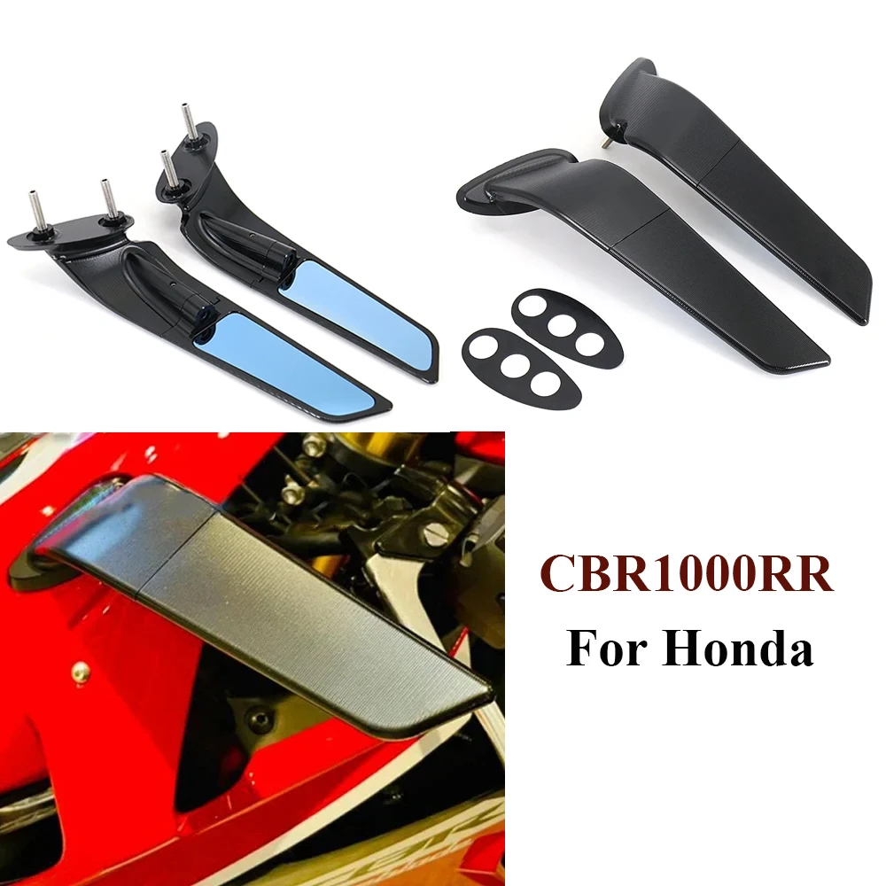 

Motorcycle Stealth Mirror CBR1000RR Rearview Mirrors Adjustable Mirrors For Honda CBR 1000RR 2019- Sports Winglets Mirror Kits