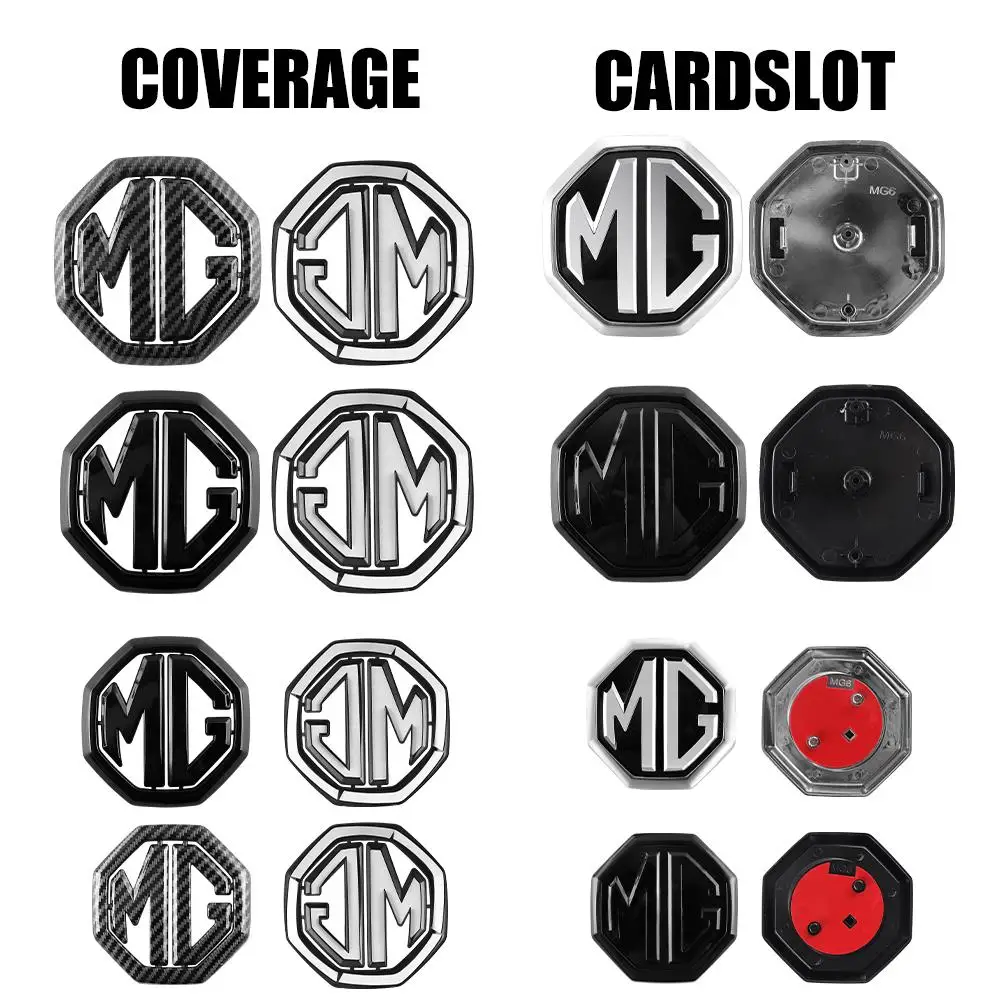 1/2 stücke Auto Haube Front Grill Emblem Abdeckung Schwanz Abzeichen Dekoration Aufkleber Decsl Auto Refit Zubehör Für Morris Garages MG MG6