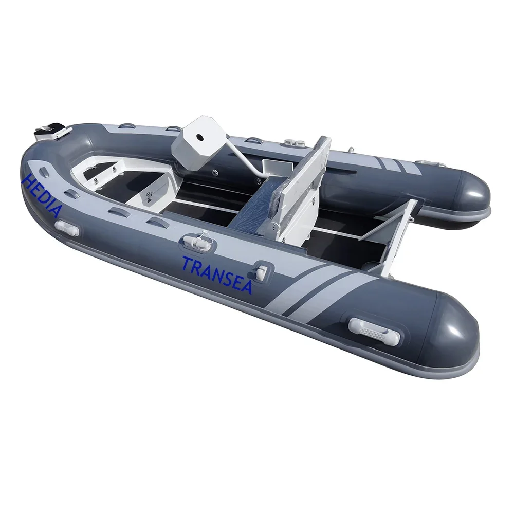 Big space 360cm fishing boat inflatable rowing boat with aluminum hull