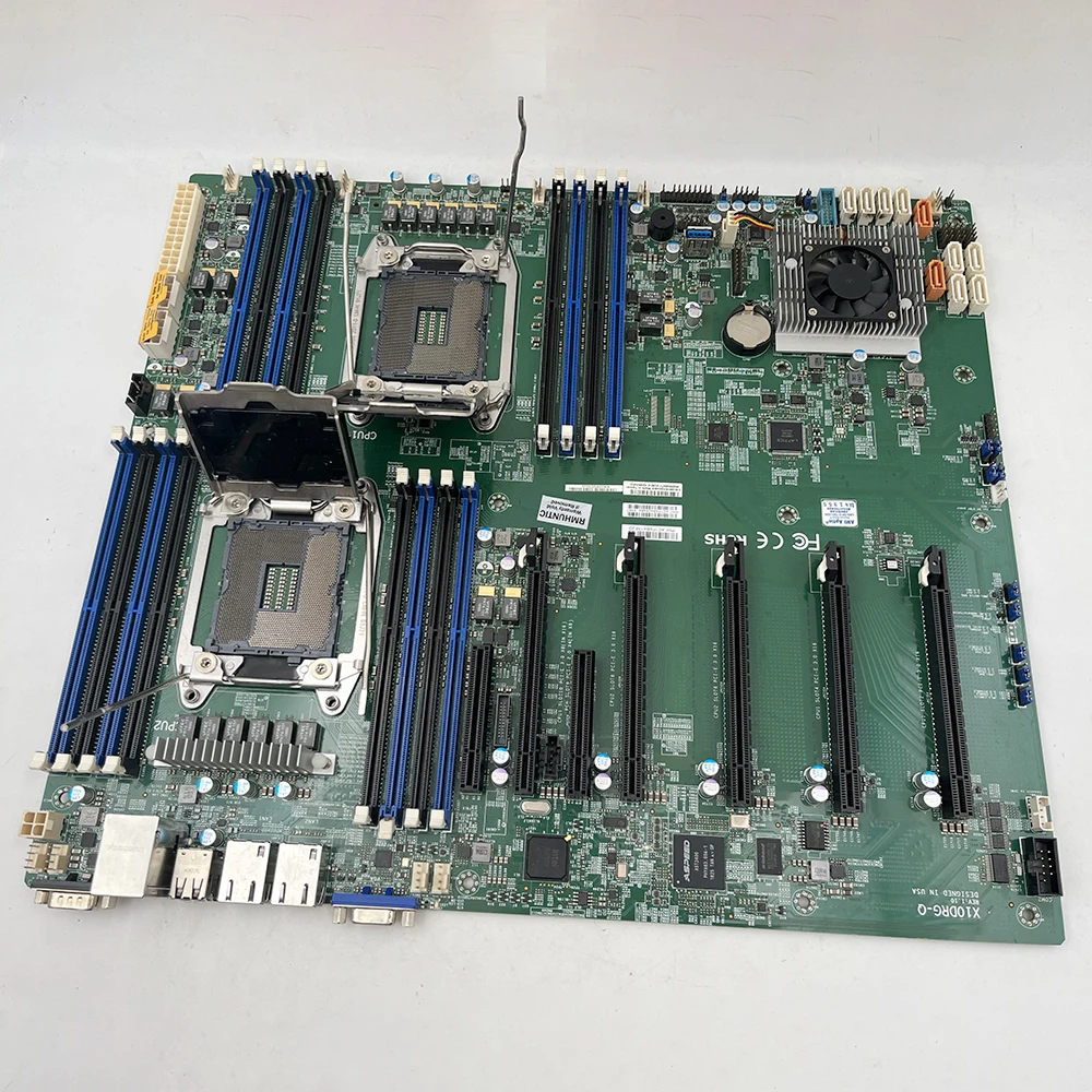 X99 Server Motherboard DDR4 LGA 2011-3 E5-2600 V3 V4 X10DRG-Q High Quality - Fast Shipping