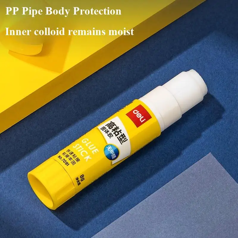 12/24PCS Full Box Deli 7091 7092 7093 PVP Solid Glue Stick Formaldehyde Free 8g 20g 36g for Office And Students