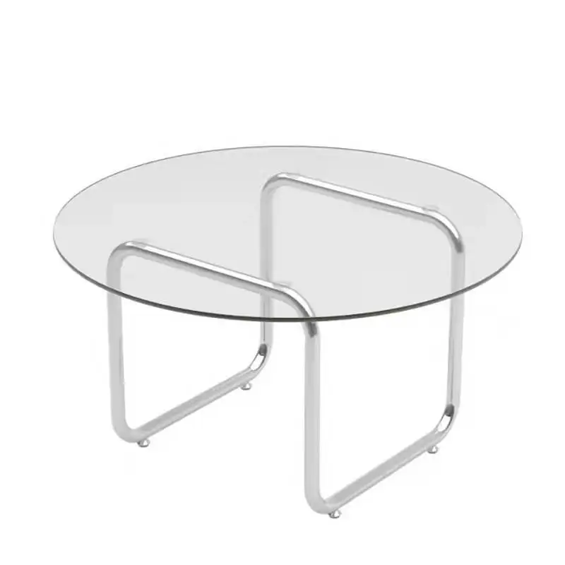 

Heart furniture | Korean Internet celebrity blogger cream wind warm color stainless steel, tempered glass coffee table