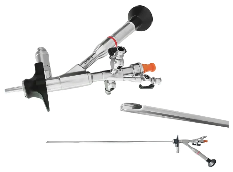 High Quality German Optical Fiber Ureteroscope Kit Urological Instruments Cystoscope Electrode Equipment for Anorectal Surgery