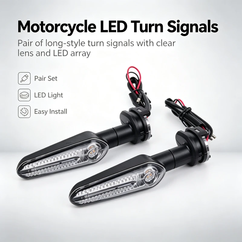 Mini LED Turn Signal Light Moto flashing Light clignotant Moto led For YAMAHA MT07 Tracer 700 XJ6 FZ6 MT09 900 MT10 Motorcycle