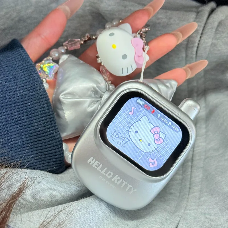 

Оригинальные наушники Hello Kitty с аниме-принтом Sanrio, Bluetooth, внутриканальные, с шумоподавлением, Hi-Fi, для девочек, игрушка, подарок на праздник