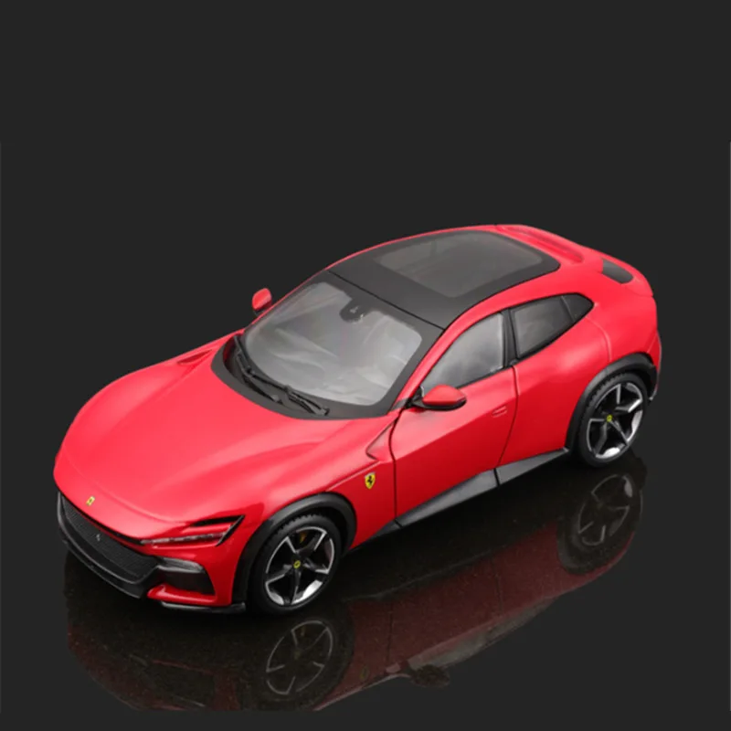 Bburago 1:25 Ferrari FUV SUV Purosangue Alloy Sports Car Model Diecast Metal Racing Car Vehicles Model Simulation Kids Toys Gift