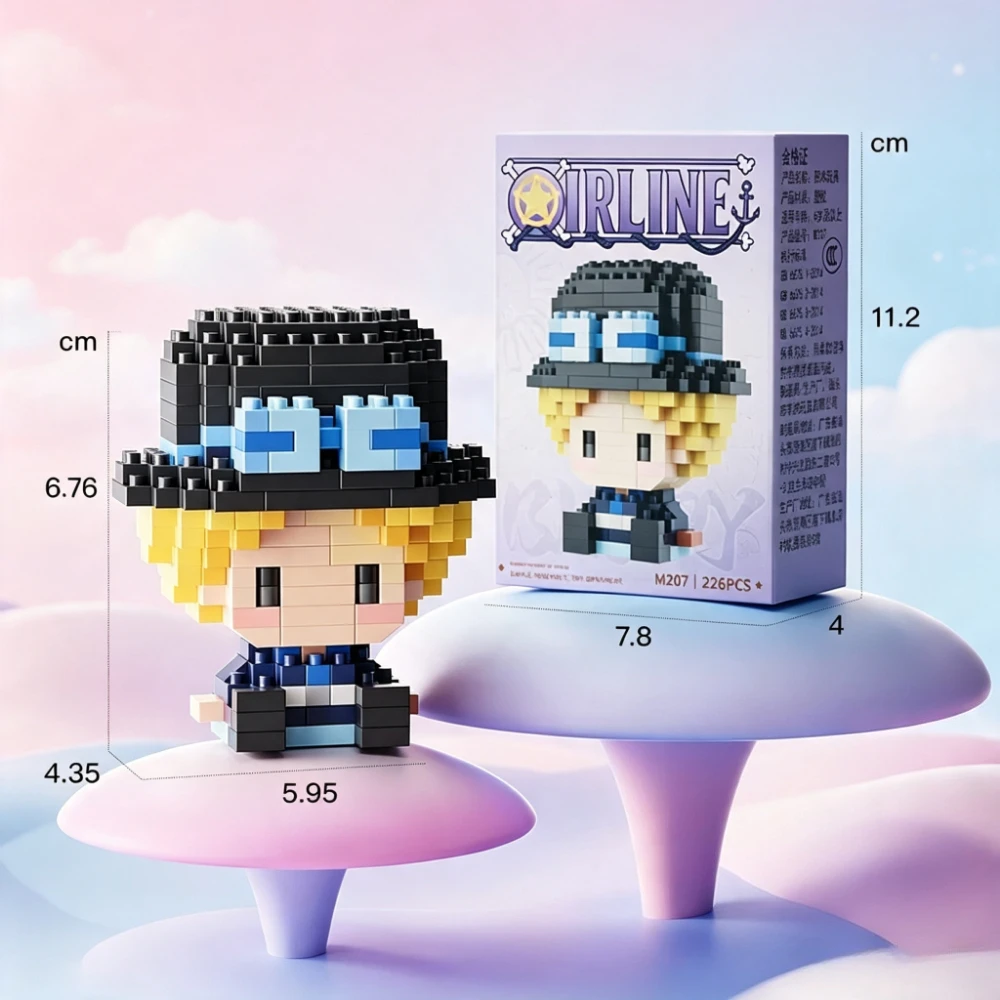 Kawaii Anime Micro Building Blocks Mini Figurine Desktop Decor Holiday Gift - view 5