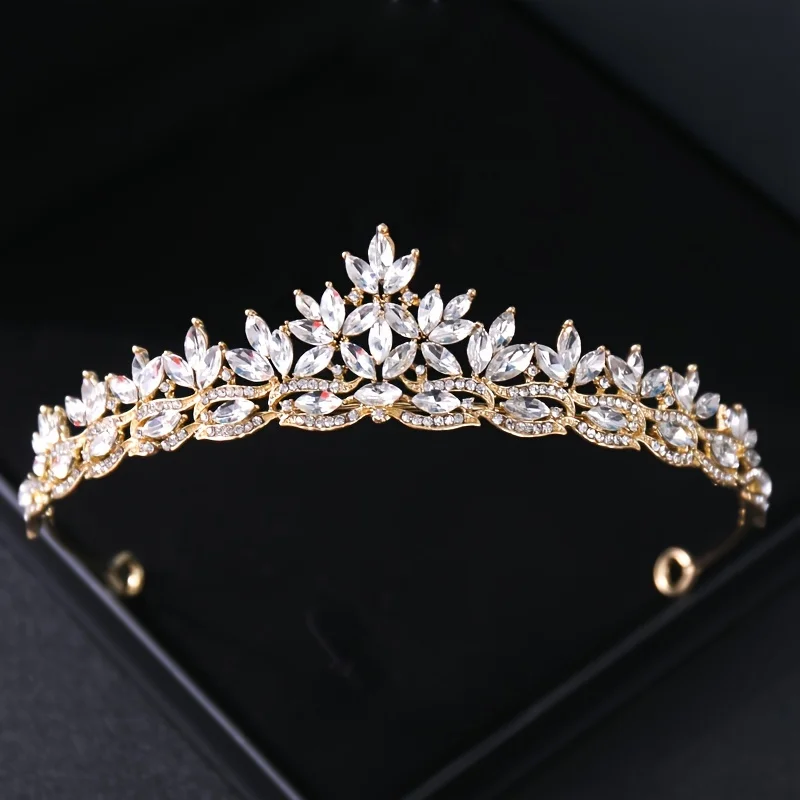 Crystal Tiaras And Crowns For Women Party Rhinestone Prom Diadem Headband Bridal Wedding Hair Accessories Jewelry Crown Tiara image 2