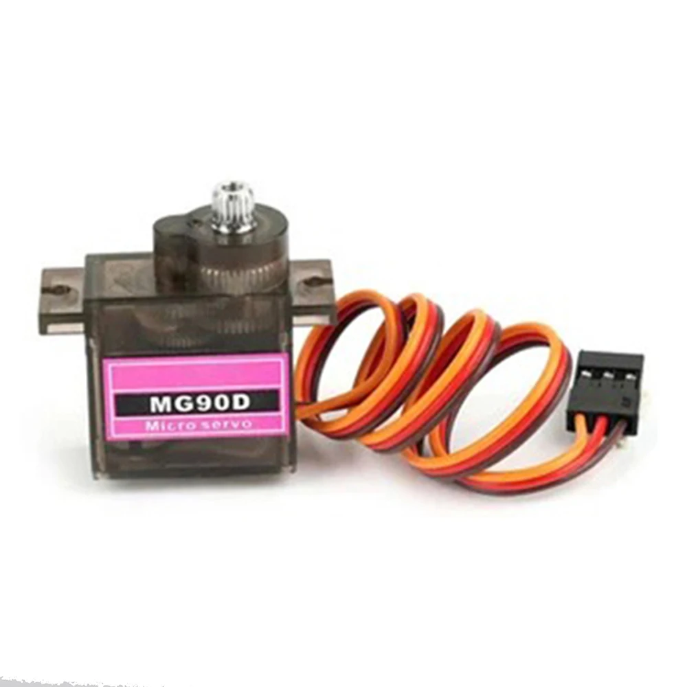 MG90D 9G Full Metal Gear Digital Servo 180 Degree High Torque Steel Gear Servo Motor for RC Model Airplane Car Robot DIY Setup