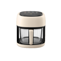 Air Fryer 6L Large-Capacity Transparent Visual  Electric Fryer Oven