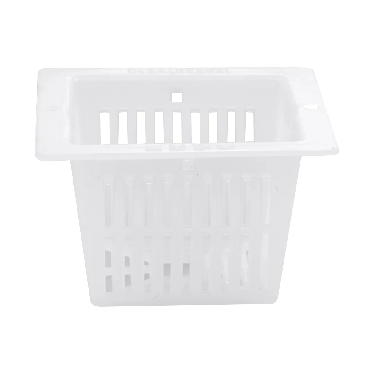 20pcs Slotted Mesh Soilless Culture Vegetable Net Pots Baskets Cups Planting Tools for Hydroponics Aquaponics (White)