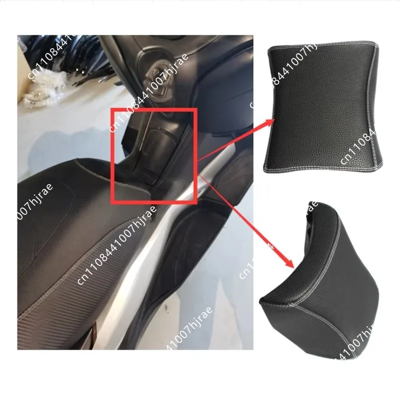 Motorcycle Leather Child Mini Seat Passenger Cushion Safety Body Spare Parts Fit XMAX 250 300 2017-2022 Scooter Modification