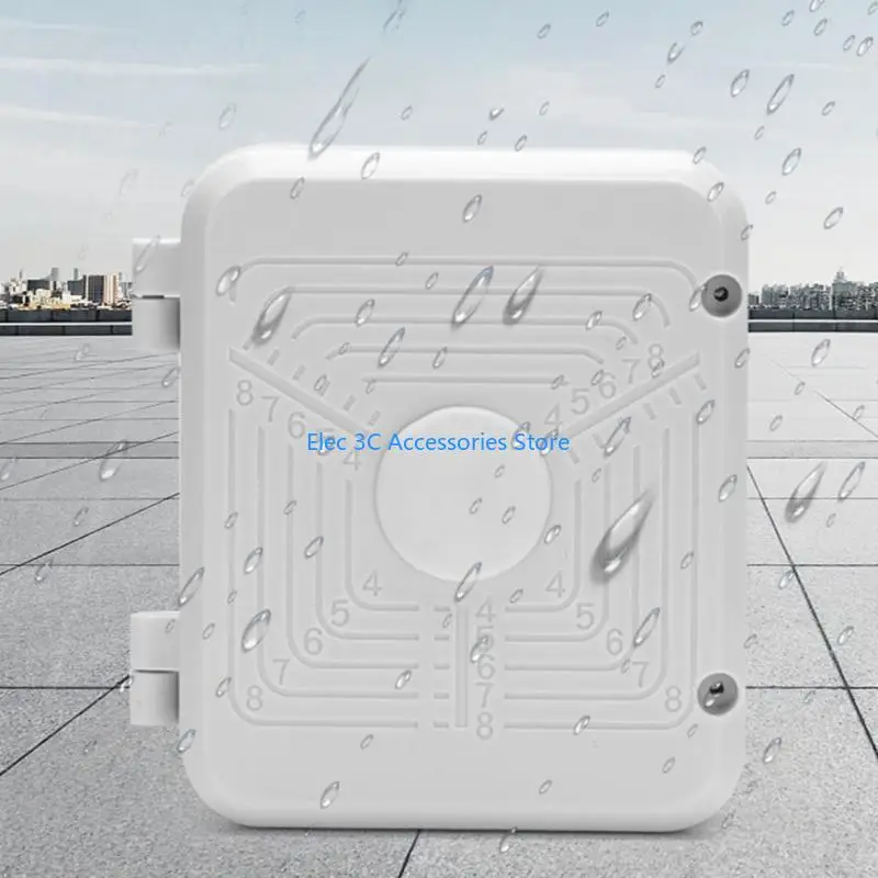 Y51A Square Plastic Waterproof Enclosure For Outdoor Security Cameras ABS Material