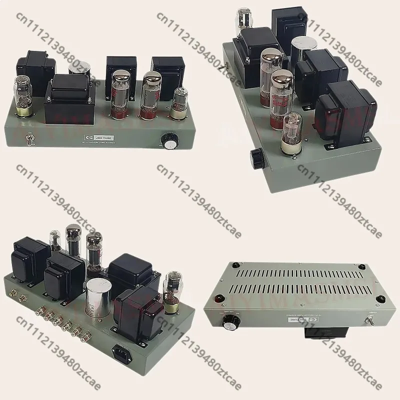 6N9P Push Pull EL34 Class A Tube Amplifier 8W 2.0 Channel 5Z4P Rectifier Hand Weld HiFi Vacuum Tube Audio Amp