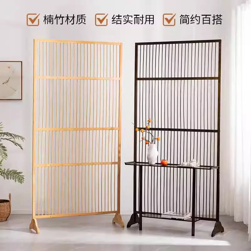 Factory direct sales New Chinese screen partition Living room entrance Household barrier Movable home simple modern seat screen