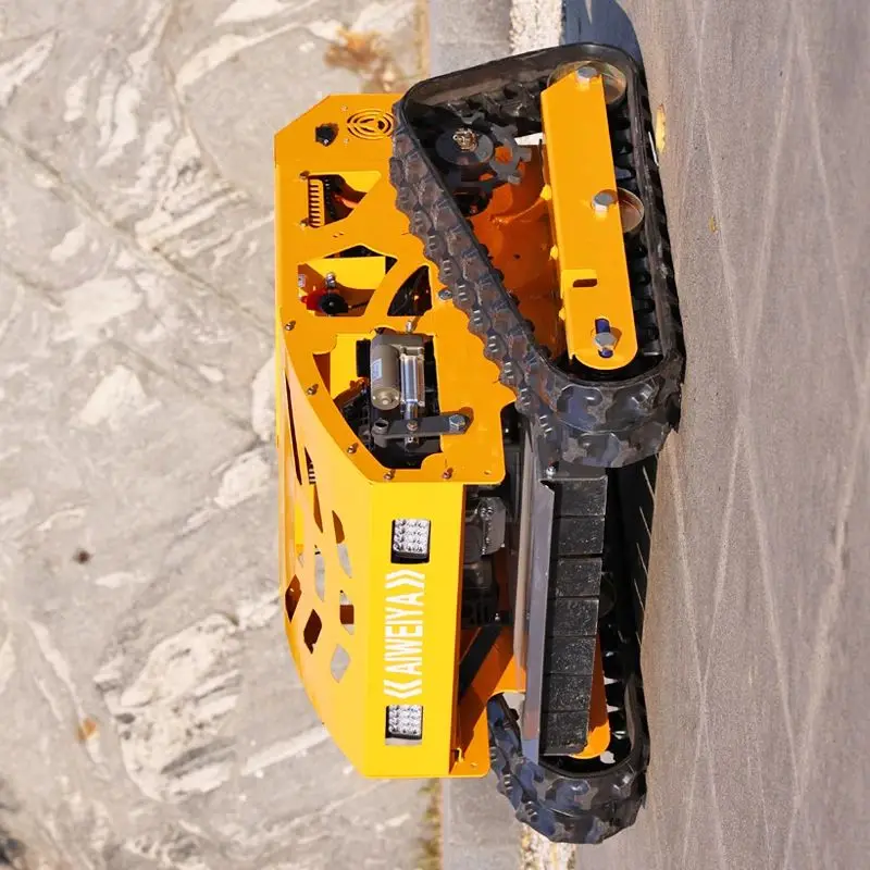 

Индивидуальная маленькая гусеничная косилка с дистанционным управлением, лезвие для фермы, травы, автоматическая газонокосилка, робот, простая коммерческая косилка для газона