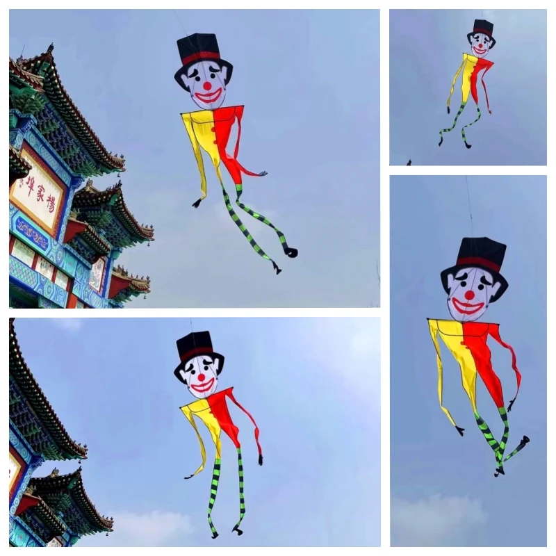 

Free Shipping clown kites flying for children kites fun toys volantin kitesurf kite large wind kites steering kite Power kite