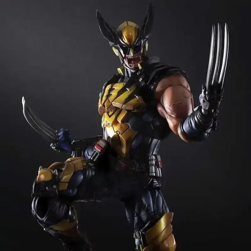 

Play Arts 26cm X-Men Wolverine Action Figure Model Toys Joint Movable Doll Toy Children Xmas Gift Cartoon Decoration Statue