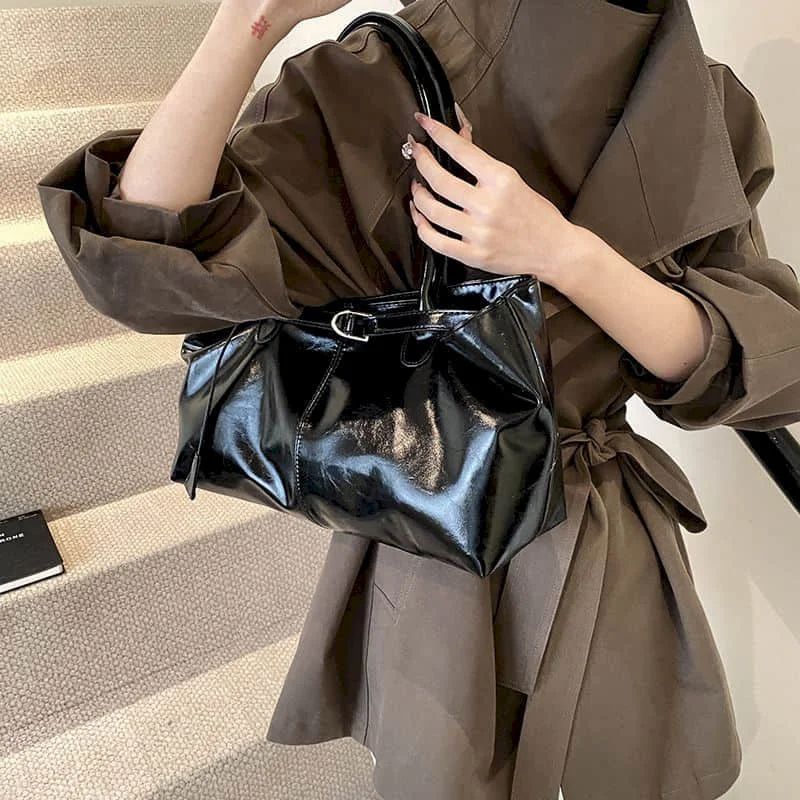 

Сумка-портфель на плечо для женщин Y2K, дизайн с пряжкой на ремень, новинка 2025, роскошные дизайнерские сумки, брендовые модные сумки с подвеской