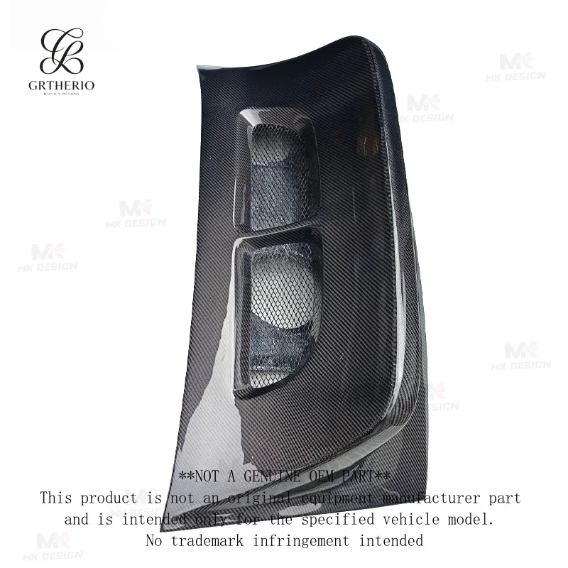 Suitable for Porsche 997, this carbon fiber rear wing kit features a retro ducktail design