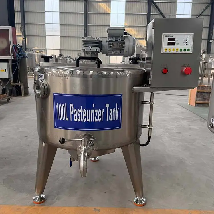 Food-Grade SUS304/316L Milk Pasteurizer Automatic Yoghurt Making Machine Pasteurizer Juice Pasteurization Machine for Milk