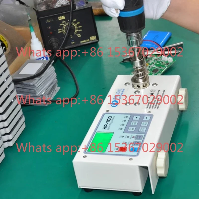 Bottle cap motor wrench  digital LCD torque meter tester