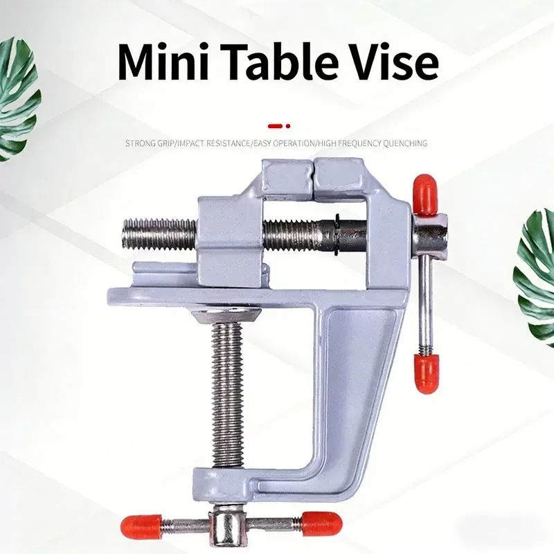 

1 piece, 2 pieces, 5 pieces, mini workbench Vise Multiiti function "aluminum mini jewelry clip on table pliers tool set