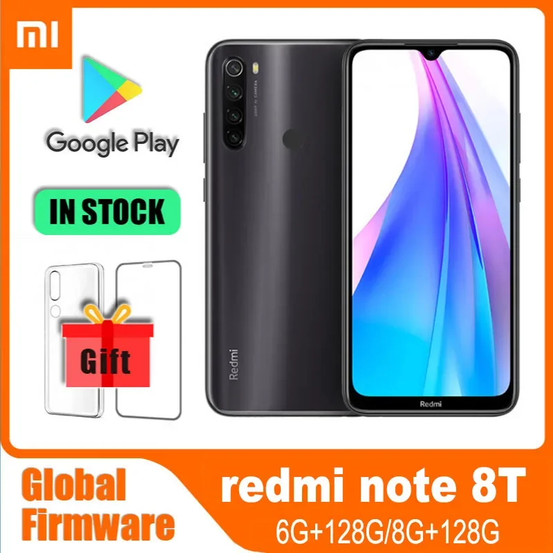 Xiaomi Redmi Note 8T 6.3-inch Qualcomm Snapdragon 665 4000mAh 18W rear fingerprint Google ROM Rear-mounted Android used phone