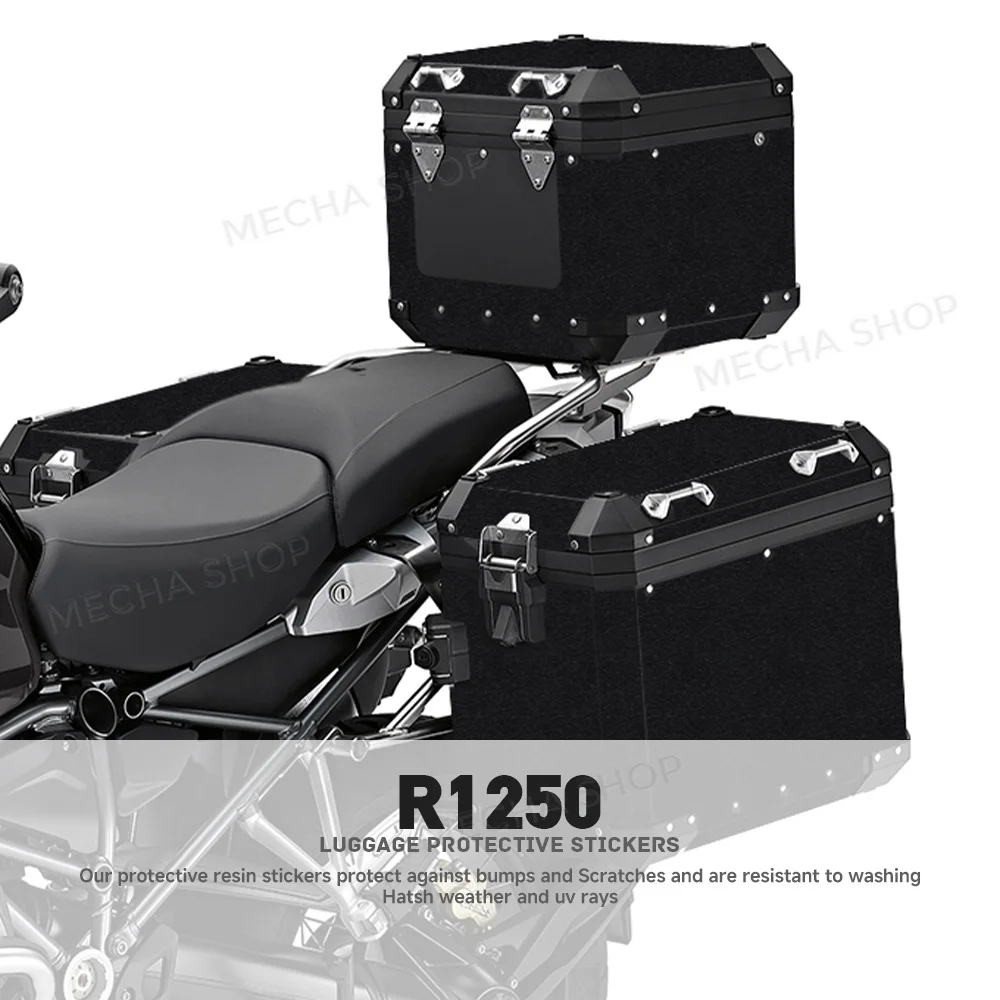 For R1250GS R1200GS Adventure Motorcycle Suitcase Anti-slip Protection PEVA Stickers Luggage Cases Decal