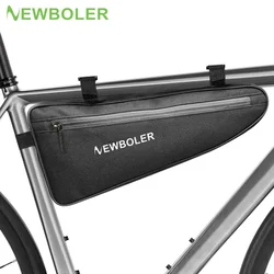 NEWBOLER Borsa triangolare per bicicletta Borsa per tubo anteriore per telaio bici Borsa da ciclismo impermeabile