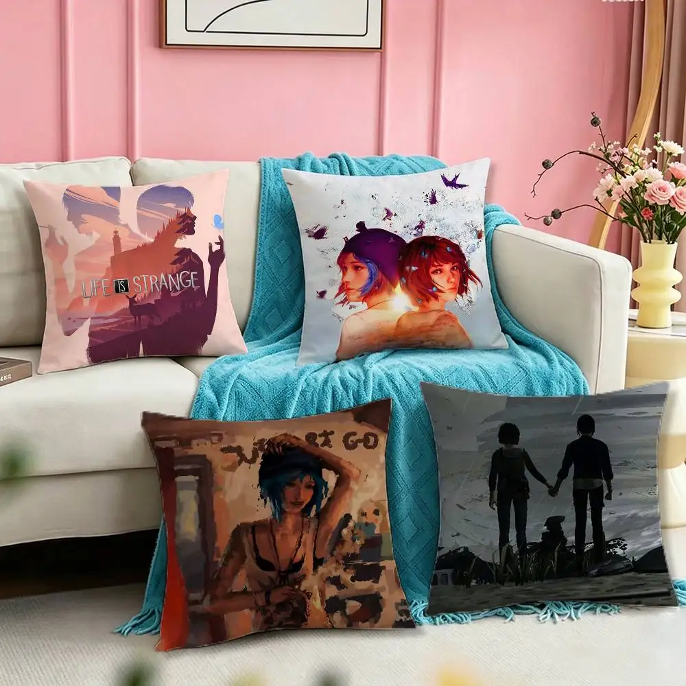 Life is Strange Pillow Case Square Double-Sided Sofa Cushion Cover Bedroom Bedside Pillow