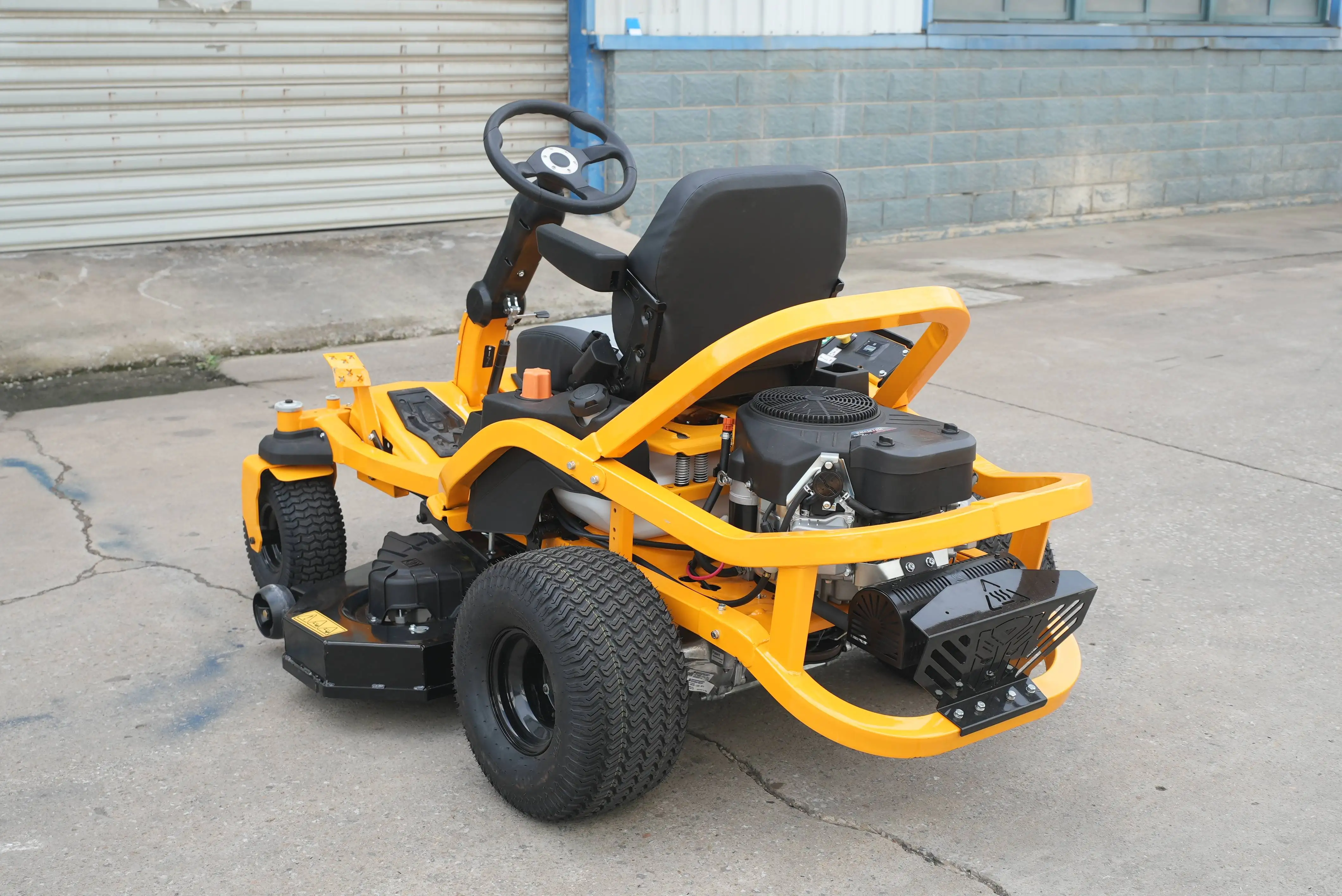 All Terrain 4x4 Lawn Mower with 60 Inch Deck and Roll Bar for Hilly Vineyards 4x4 Lawn Mower