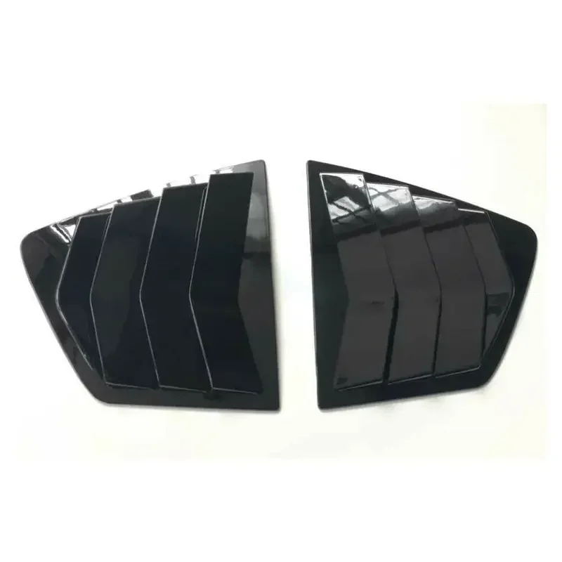 

Car Rear Louver Window Side Shutter Cover Trim Sticker Vent Scoop ABS Fit For Honda Accord 9th Sedan 2014-2017 Carbon Fiber