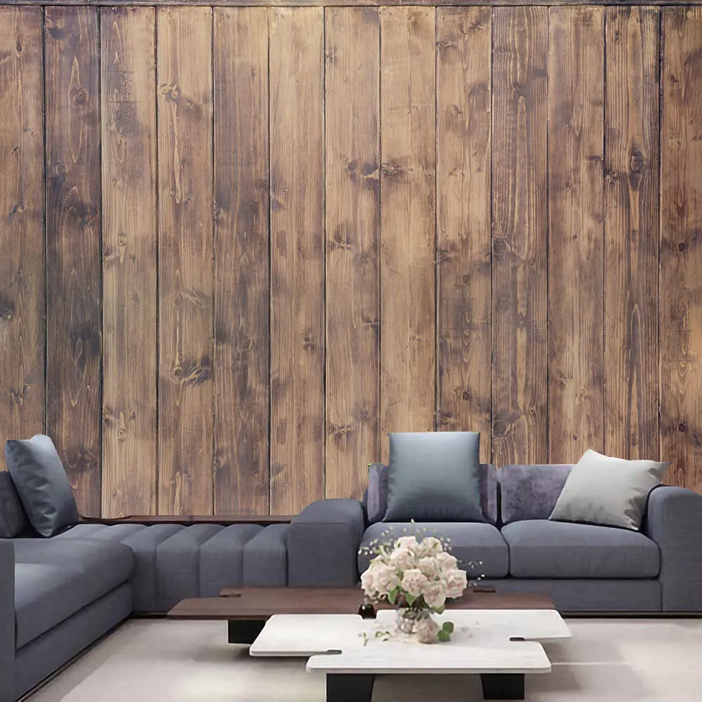 Wooden Board Texture Wall Tapestry Art Tapestries Wall Hanging Curtain Creative Design Bedroom Living Room Dormitory Decoration