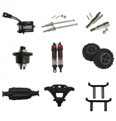 XLH XINLEHONG 9130 9135 9136 9137 9138 1/16 RC Car Spare Parts Differential Shock Absorber Swing Arm Drive Shaft Steering Cup